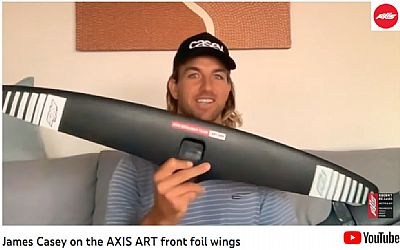 JAMES CASEY ON THE ART AXIS FRONT FOIL WINGS